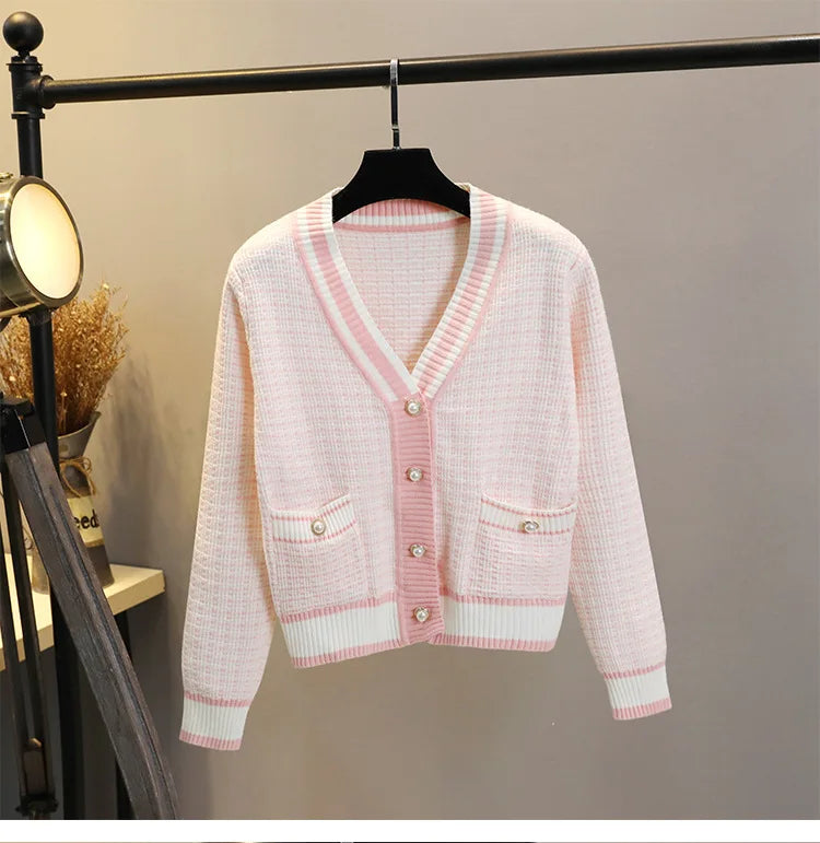 Maya Knitted V-Neck Jacket